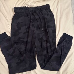 Lululemon Black Camouflage Jogger Pants